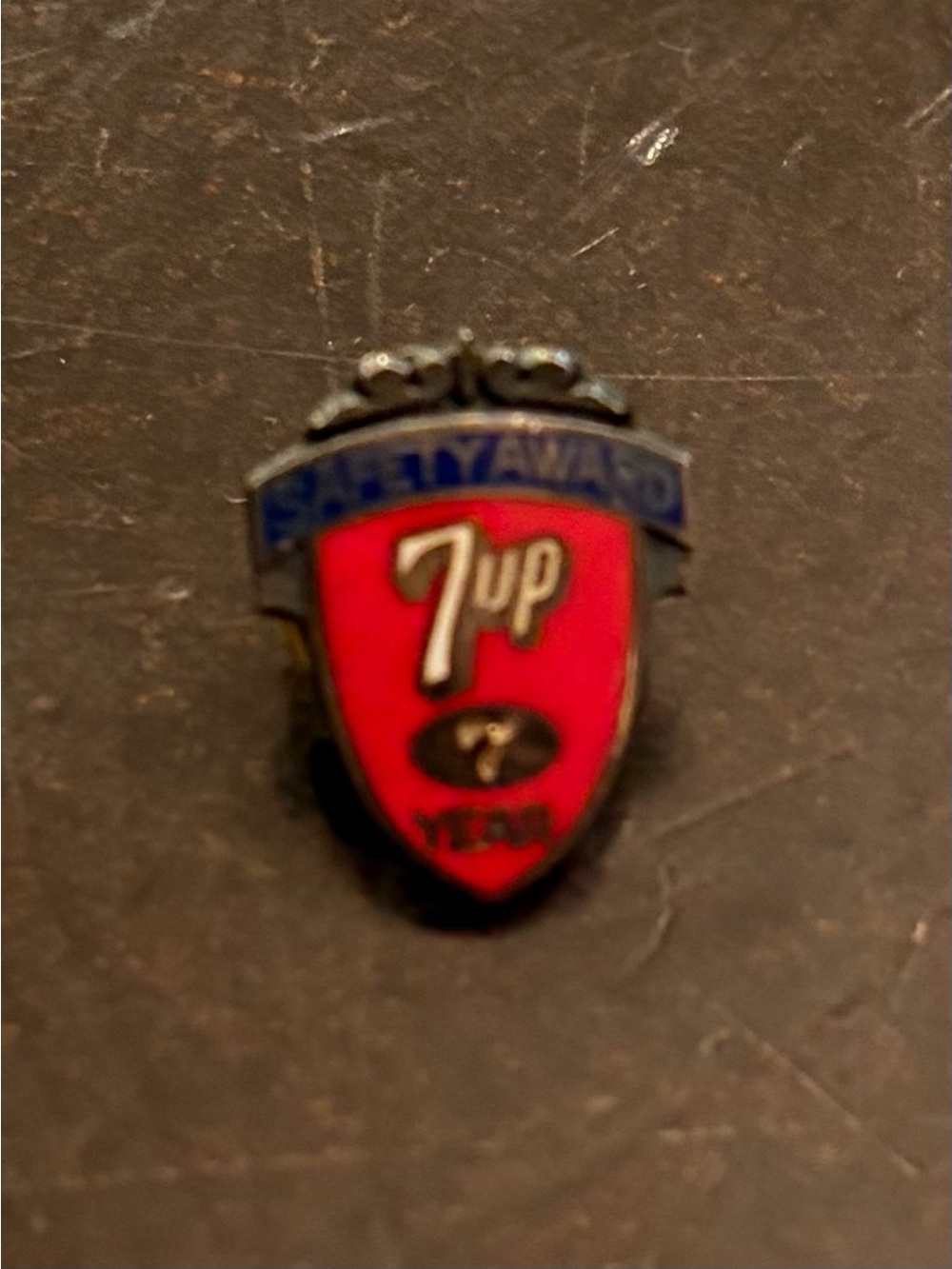 Red Shield Enamel Lapel Pin - Men Accessories